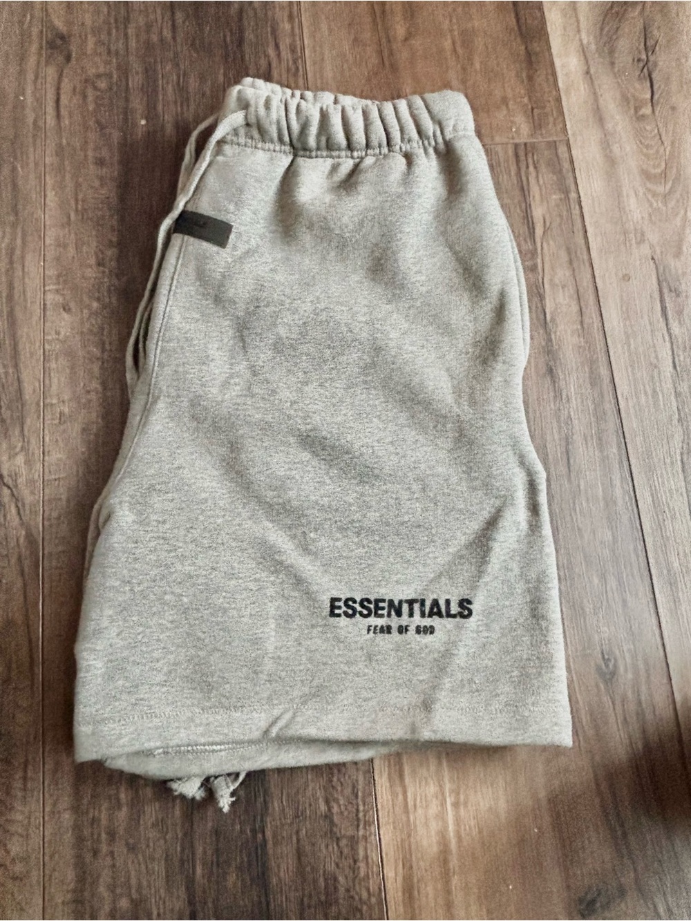ESSENTIALS Men's Light Gray streetwear shorts